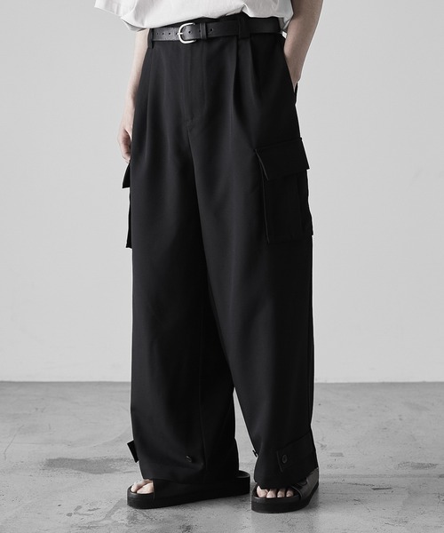 RUUBON（ルーボン）の「【RUUBON】TR 2tuck cargo pants / TR 2