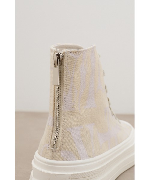 AZUL by moussy（アズールバイマウジー）の「グラフィックハイカットスニーカー（スニーカー・メンズ・ホワイト系その他/ブラック系その他・MEDIUM/LARGE）」の10枚目の写真