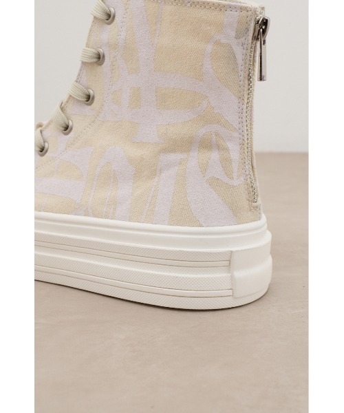 AZUL by moussy（アズールバイマウジー）の「グラフィックハイカットスニーカー（スニーカー・メンズ・ホワイト系その他/ブラック系その他・MEDIUM/LARGE）」の12枚目の写真