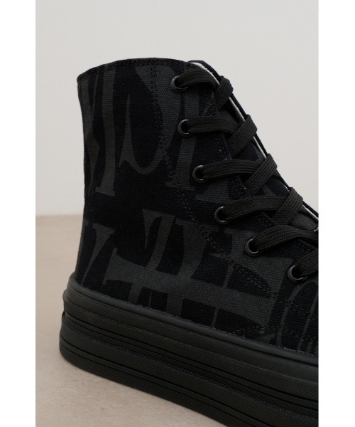 AZUL by moussy（アズールバイマウジー）の「グラフィックハイカットスニーカー（スニーカー・メンズ・ホワイト系その他/ブラック系その他・MEDIUM/LARGE）」の21枚目の写真