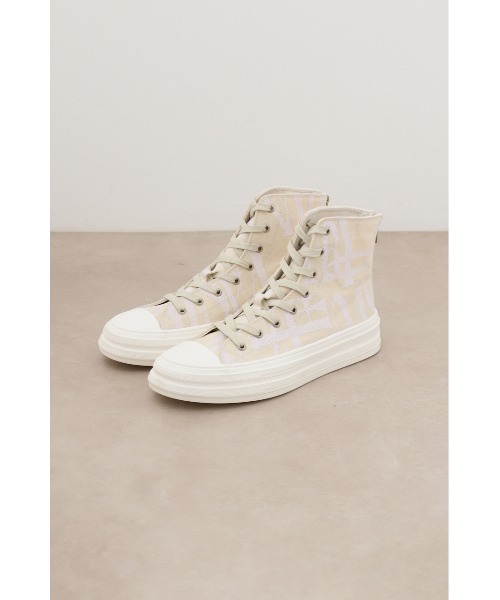 AZUL by moussy（アズールバイマウジー）の「グラフィックハイカットスニーカー（スニーカー・メンズ・ホワイト系その他/ブラック系その他・MEDIUM/LARGE）」の5枚目の写真