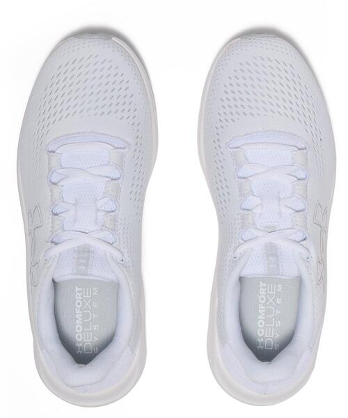 UNDER ARMOUR（アンダーアーマー）の「UAチャージド パスート3 ビックロゴ（ランニング/レディース）（スニーカー・レディース・ホワイト・23.0cm/24.5cm/25.0cm/23.5cm/24.0cm/25.5cm/22.5cm）」の8枚目の写真