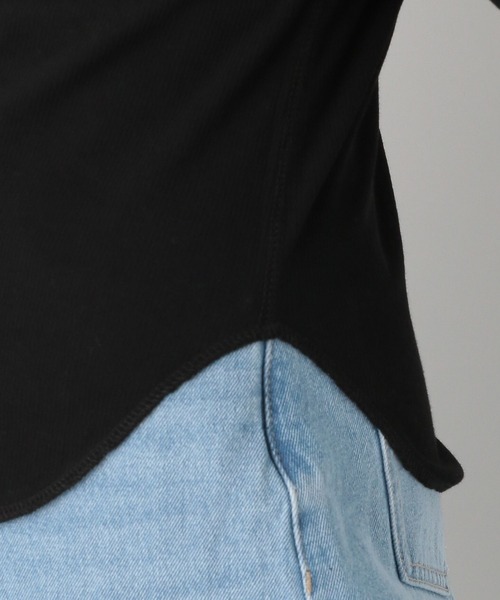 A part by（アパートバイ）の「シアーリブ2WAY_長袖/WEB先行予約（Tシャツ/カットソー・レディース・アイボリー/カーキ/ブラック・FREE）」の18枚目の写真