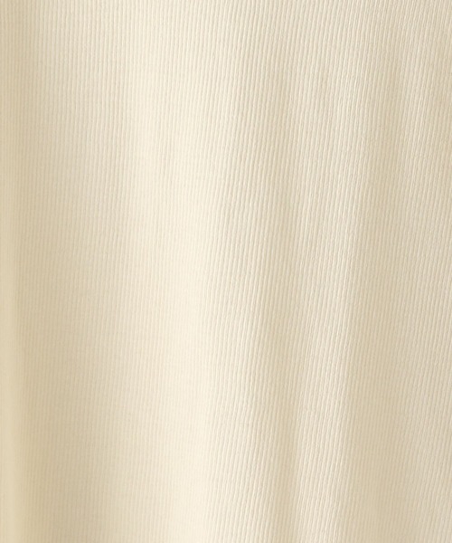 A part by（アパートバイ）の「シアーリブ2WAY_長袖/WEB先行予約（Tシャツ/カットソー・レディース・アイボリー/カーキ/ブラック・FREE）」の20枚目の写真