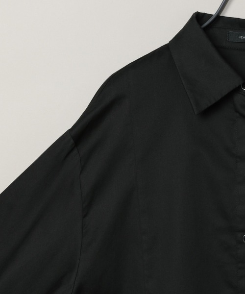 JEANASIS（ジーナシス）の「カフスリボンレギュラーシャツ/ 110893（シャツ/ブラウス・レディース・オフホワイト/ブラック・FREE）」の7枚目の写真