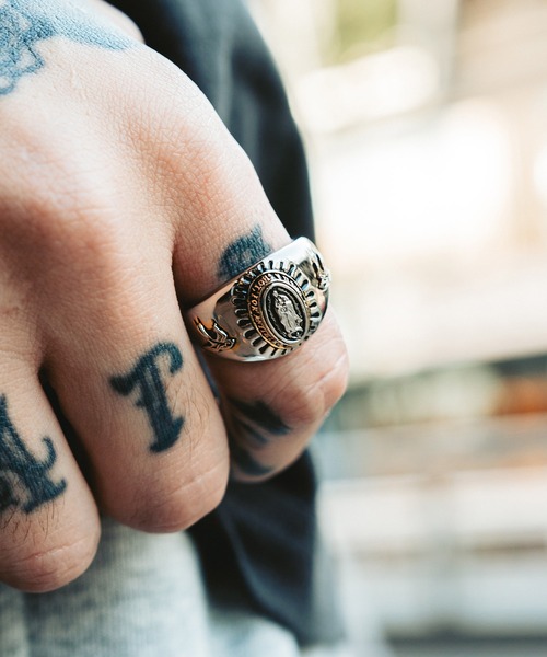 Subciety（サブサエティ）の「MARIA RING（リング・メンズ・シルバー×ゴールド・21号/19号/17号）」の10枚目の写真