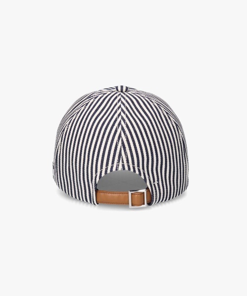 【Chapeaud'O】シャポードオー　カンカン帽　ストライプ Chapeau d' O Bao Canotier Wide | 57cm(57) BLACK (01