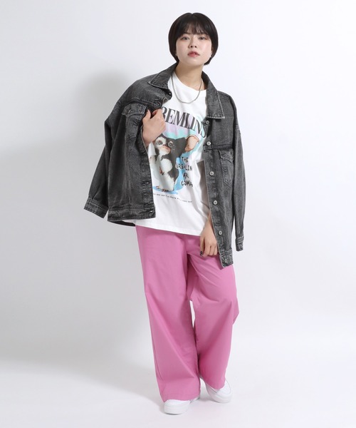 Dickies(ディッキーズ)の「Dickies(ディッキーズ)シャーベットカラーワイドパンツ レディース(チノパンツ・レディース・グリーン/ブルー系その他/ベージュ/ブラック/ピンク・M/L)」の6枚目の写真