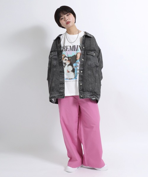 Dickies(ディッキーズ)の「Dickies(ディッキーズ)シャーベットカラーワイドパンツ レディース(チノパンツ・レディース・グリーン/ブルー系その他/ベージュ/ブラック/ピンク・M/L)」の7枚目の写真