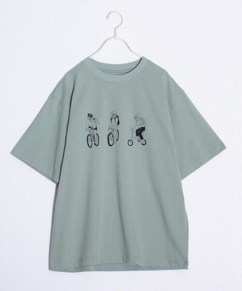 FREDY MAC（フレディーマック）の「【FREDYMAC/フレディマック】SKATEBOARD/BICYCLE/WALK THE DOG プリントTシャツ マックT（Tシャツ/カットソー・メンズ・ミント/ホワイト系その他/ホワイト系その他2/ホワイト系その他3/ピンク/アッシュグレー・S/M/L）」の16枚目の写真