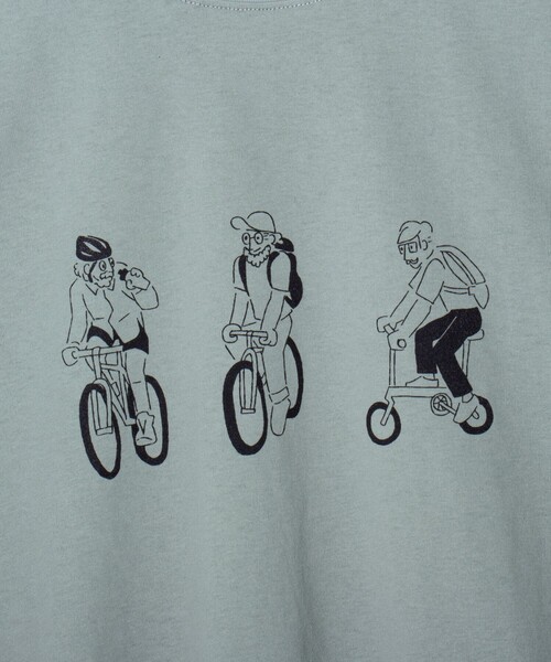 FREDY MAC（フレディーマック）の「【FREDYMAC/フレディマック】SKATEBOARD/BICYCLE/WALK THE DOG プリントTシャツ マックT（Tシャツ/カットソー・メンズ・ミント/ホワイト系その他/ホワイト系その他2/ホワイト系その他3/ピンク/アッシュグレー・S/M/L）」の17枚目の写真
