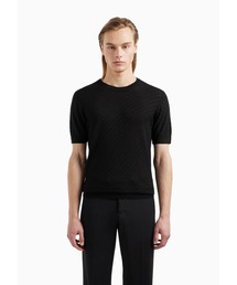 美品　エンポリオアルマーニ　半袖ニット　ニット　セーター EMPORIO ARMANI ニット セーター 「エンポリオ アルマーニ」半袖