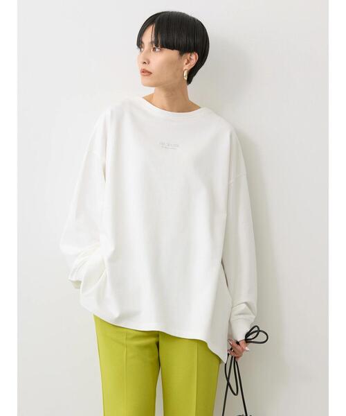 AMERICAN HOLIC(アメリカンホリック)の「刺繍ロゴミニ裏毛ボートネックチュニック(チュニック・レディース・オフホワイト/その他7/カーキ・M/L)」の17枚目の写真