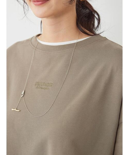 AMERICAN HOLIC(アメリカンホリック)の「刺繍ロゴミニ裏毛ボートネックチュニック(チュニック・レディース・オフホワイト/その他7/カーキ・M/L)」の22枚目の写真