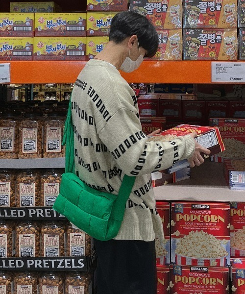 ASCLO（エジュクロ）の「ASCLO Roxy And Botte Cross Bag（ショルダーバッグ・メンズ・ブラック/グリーン・FREE）」の10枚目の写真