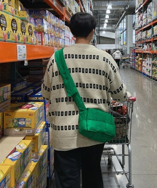 ASCLO（エジュクロ）の「ASCLO Roxy And Botte Cross Bag（ショルダーバッグ・メンズ・ブラック/グリーン・FREE）」の12枚目の写真