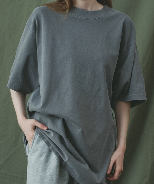SHAKA(シャカ)の「SHAKA WEAR/シャカ ウェア 7.5OZ マックス ヘビィウェイト ガーメントダイ Tシャツ(Tシャツ/カットソー・メンズ・グレー/チャコールグレー/ブラック/ブルー・MEDIUM/LARGE/X-LARGE)」の14枚目の写真