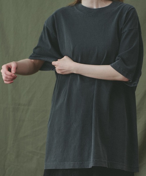 SHAKA(シャカ)の「SHAKA WEAR/シャカ ウェア 7.5OZ マックス ヘビィウェイト ガーメントダイ Tシャツ(Tシャツ/カットソー・メンズ・グレー/チャコールグレー/ブラック/ブルー・MEDIUM/LARGE/X-LARGE)」の16枚目の写真