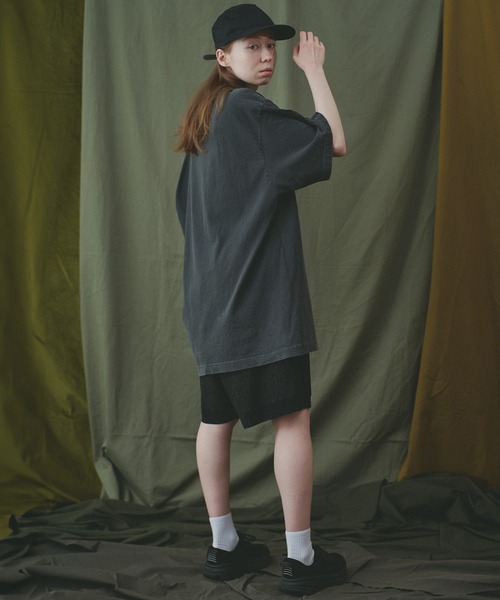 SHAKA(シャカ)の「SHAKA WEAR/シャカ ウェア 7.5OZ マックス ヘビィウェイト ガーメントダイ Tシャツ(Tシャツ/カットソー・メンズ・グレー/チャコールグレー/ブラック/ブルー・MEDIUM/LARGE/X-LARGE)」の17枚目の写真