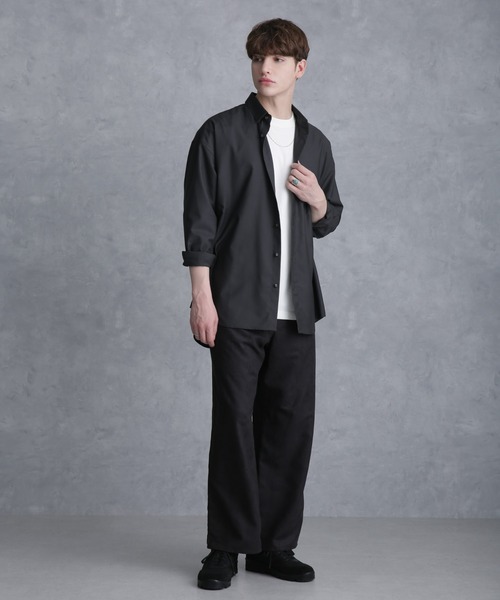 Apo(s)ture(アポスチャー)の「LUCAS-001/フェイクスウェードワイドパンツ(その他パンツ・メンズ・ベージュ/グリーン/グレー/ブラック・XS/S/M/L/XL)」の5枚目の写真