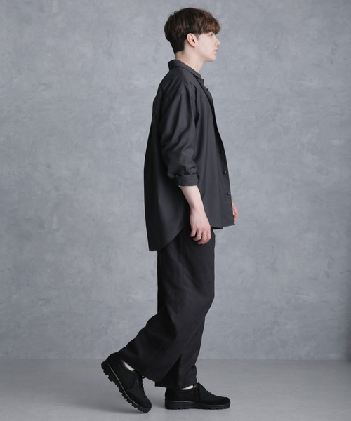 Apo(s)ture(アポスチャー)の「LUCAS-001/フェイクスウェードワイドパンツ(その他パンツ・メンズ・ベージュ/グリーン/グレー/ブラック・XS/S/M/L/XL)」の8枚目の写真