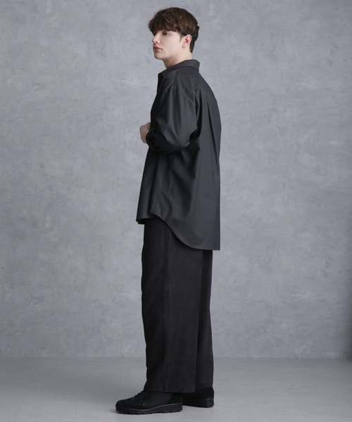 Apo(s)ture(アポスチャー)の「LUCAS-001/フェイクスウェードワイドパンツ(その他パンツ・メンズ・ベージュ/グリーン/グレー/ブラック・XS/S/M/L/XL)」の10枚目の写真