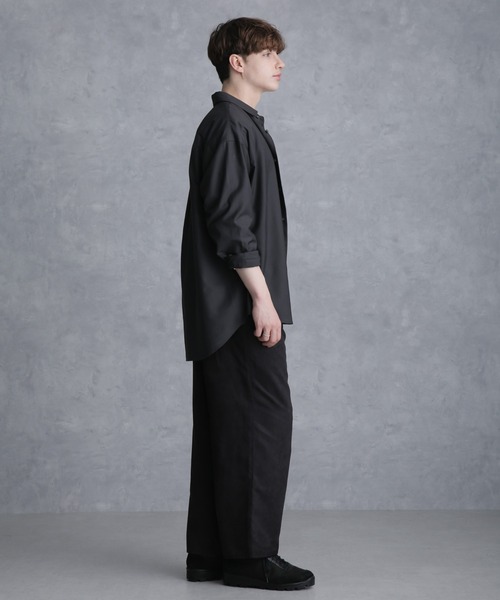 Apo(s)ture(アポスチャー)の「LUCAS-001/フェイクスウェードワイドパンツ(その他パンツ・メンズ・ベージュ/グリーン/グレー/ブラック・XS/S/M/L/XL)」の11枚目の写真