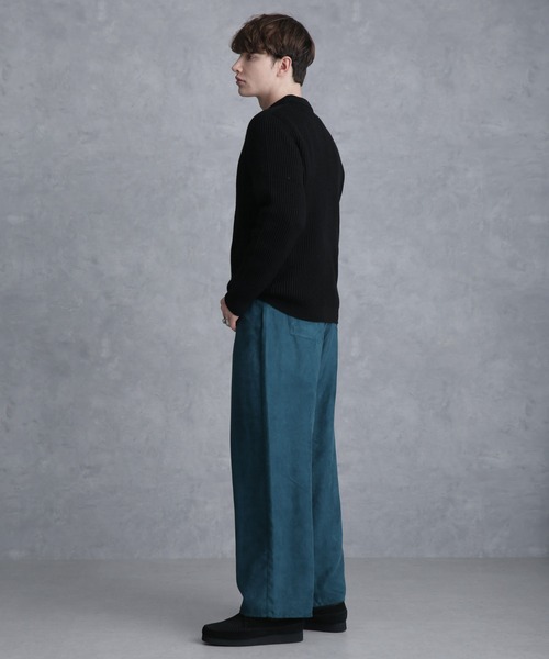 Apo(s)ture(アポスチャー)の「LUCAS-001/フェイクスウェードワイドパンツ(その他パンツ・メンズ・ベージュ/グリーン/グレー/ブラック・XS/S/M/L/XL)」の18枚目の写真
