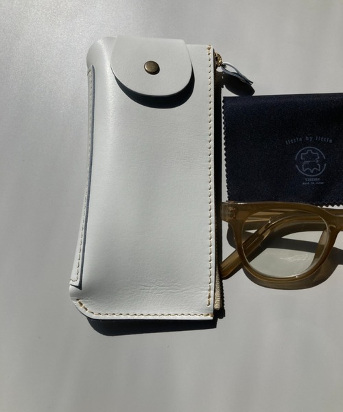 TIDEWAY(タイドウェイ)の「Ag+LEATHER BLACK&WHITE 抗菌MULTI CASE(メガネケース)(メガネ・レディース・ブラック/ホワイト・FREE)」の8枚目の写真
