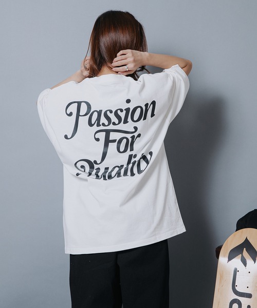 SAVIER（サビアー）の「【SAVIER/サビアー】オーバーサイズ　バックプリントTシャツ（Tシャツ/カットソー・メンズ・ホワイト/スミクロ・LARGE/MEDIUM）」の5枚目の写真