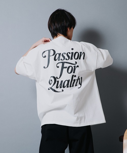SAVIER（サビアー）の「【SAVIER/サビアー】オーバーサイズ　バックプリントTシャツ（Tシャツ/カットソー・メンズ・ホワイト/スミクロ・LARGE/MEDIUM）」の21枚目の写真