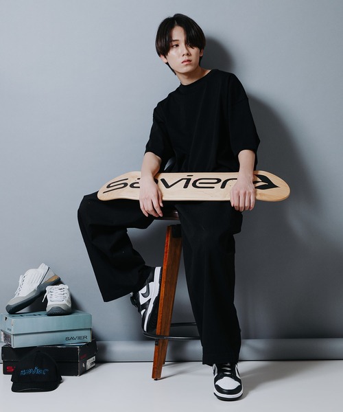 SAVIER（サビアー）の「【SAVIER/サビアー】オーバーサイズ　バックプリントTシャツ（Tシャツ/カットソー・メンズ・ホワイト/スミクロ・LARGE/MEDIUM）」の17枚目の写真