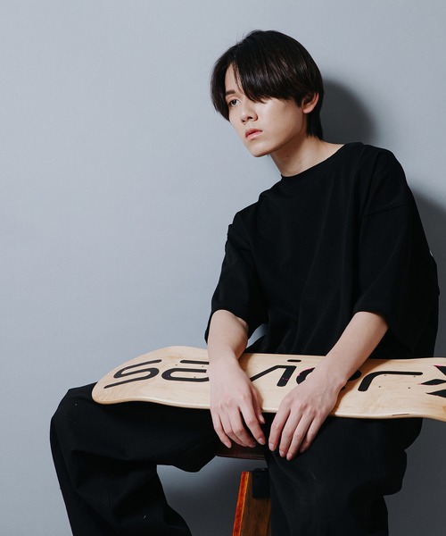 SAVIER（サビアー）の「【SAVIER/サビアー】オーバーサイズ　バックプリントTシャツ（Tシャツ/カットソー・メンズ・ホワイト/スミクロ・LARGE/MEDIUM）」の16枚目の写真
