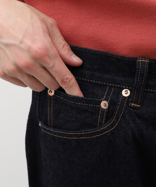 LENO（リノ）の「LENO (リノ) STRAIGHT JEANS H2401- J006（デニムパンツ・メンズ・ネイビー・30/32/34）」の10枚目の写真