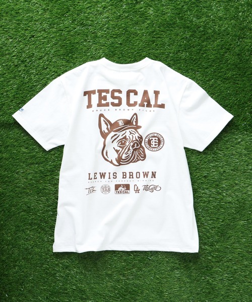 The Endless Summer(エンドレスサマー)の「TES BUHI LEAGUE T-SHIRT / Tシャツ(Tシャツ/カットソー・メンズ・ブラウン/レッド/オレンジ/ブルー・SMALL/X-LARGE/LARGE/MEDIUM)」の16枚目の写真