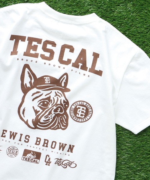 The Endless Summer(エンドレスサマー)の「TES BUHI LEAGUE T-SHIRT / Tシャツ(Tシャツ/カットソー・メンズ・ブラウン/レッド/オレンジ/ブルー・SMALL/X-LARGE/LARGE/MEDIUM)」の19枚目の写真