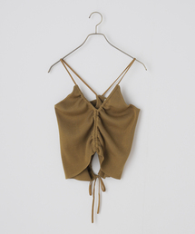 Uhr / ウーア Drawstring camisole Knit 24SSUHR-KT387