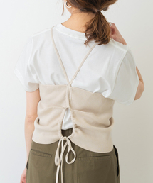 Spick & Span | Uhr / ウーア Drawstring camisole Knit 24SSUHR-KT387(キャミソール)
