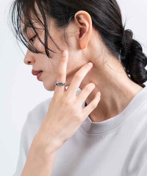 JUNRED(ジュンレッド)の「ital. from JUNRed / gradient chain ring(リング・メンズ・シルバー・S/L)」の1枚目の写真