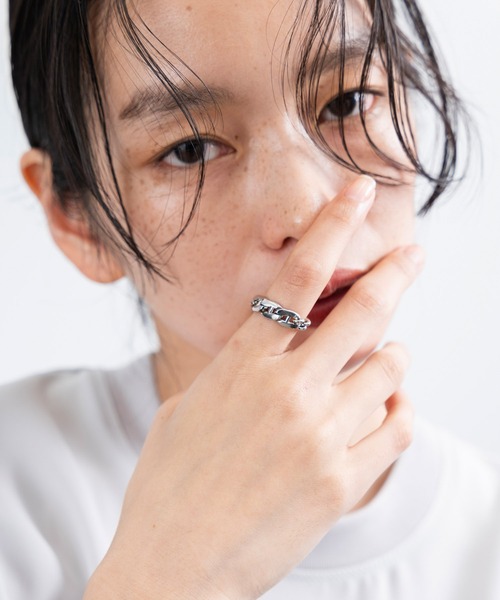JUNRED(ジュンレッド)の「ital. from JUNRed / gradient chain ring(リング・メンズ・シルバー・S/L)」の11枚目の写真
