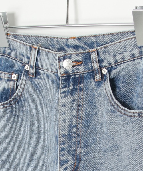 notch.（ノッチ）の「12ozサイドダメージデニムパンツ（デニムパンツ・レディース・グレー/ブルー系その他・M）」の14枚目の写真