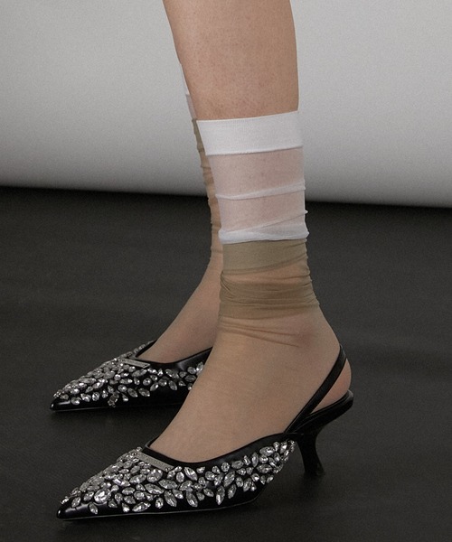 KASIA KUCHARSKA シアーソックス レイヤードシアーソックス / Layered Sheer Socks（ソックス