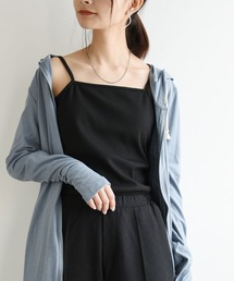 and it_（アンドイット）の「カップ付テレコリブスクエアキャミソール（キャミソール）」