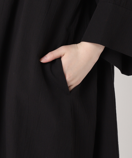 美品◆Plage◆スキッパーシャツワンピース◆プラージュ セール】【R'IAM】スキッパーシャツワンピース（ワンピース