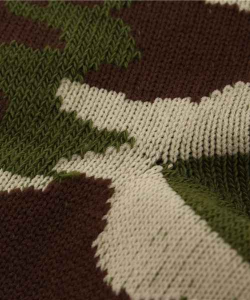 WEGO（ウィゴー）の「WEGO/迷彩柄ソックス（ソックス/靴下・レディース・グリーン・FREE）」の4枚目の写真