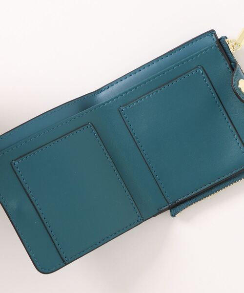 LBC（エルビーシー）の「うすい財布（財布・レディース・ターコイズブルー/ブラック・FREE）」の3枚目の写真