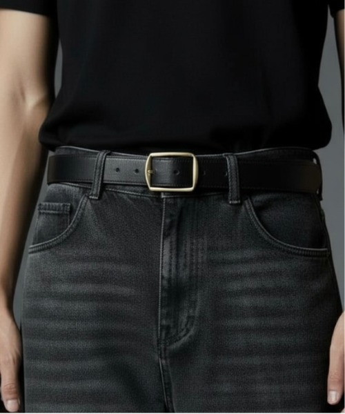 Burner(バーナー)の「【OKUOKU 0909】ベルト belt スクエアバックル ユニセックス oku-belt-671100484310-6 Nn(ベルト・メンズ・ブラック/ダークブラウン/ブラウン/ホワイト/ホワイト×ブラック/ゼブラ/ホワイト系その他/ブラック系1/カーキオリーブ/レッド/ブラック系その他2/ダークブラウン系5/ダークブラウン系2/ダークブラウン系1/ブラウン系その他5/ブラウン系その他3/アイボリー系2/ブラウン系その他/ブラック系その他/グレー系その他3/ブラック系その他5/ブラック系その他4/ブラック系その他3/ダークブラウン系3/ブラック系3/ブラック系2・FREE/130cm)」の12枚目の写真