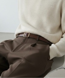 Burner（バーナー）の「【OKUOKU　0909】ベルト belt スクエアバックル　 ユニセックス oku-belt-671100484310-6 Nn（ベルト）」
