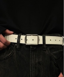 Burner（バーナー）の「【OKUOKU　0909】ベルト belt スクエアバックル　 ユニセックス oku-belt-671100484310-6 Nn（ベルト）」