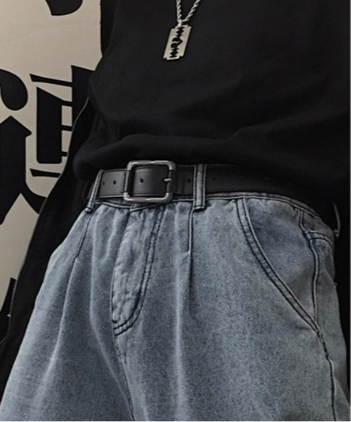Burner(バーナー)の「【OKUOKU 0909】ベルト belt スクエアバックル ユニセックス oku-belt-671100484310-6 Nn(ベルト・メンズ・ブラック/ダークブラウン/ブラウン/ホワイト/ホワイト×ブラック/ゼブラ/ホワイト系その他/ブラック系1/カーキオリーブ/レッド/ブラック系その他2/ダークブラウン系5/ダークブラウン系2/ダークブラウン系1/ブラウン系その他5/ブラウン系その他3/アイボリー系2/ブラウン系その他/ブラック系その他/グレー系その他3/ブラック系その他5/ブラック系その他4/ブラック系その他3/ダークブラウン系3/ブラック系3/ブラック系2・FREE/130cm)」の7枚目の写真